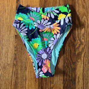 NWT Aerie XS High Cut Cheeky Bikini Bottoms